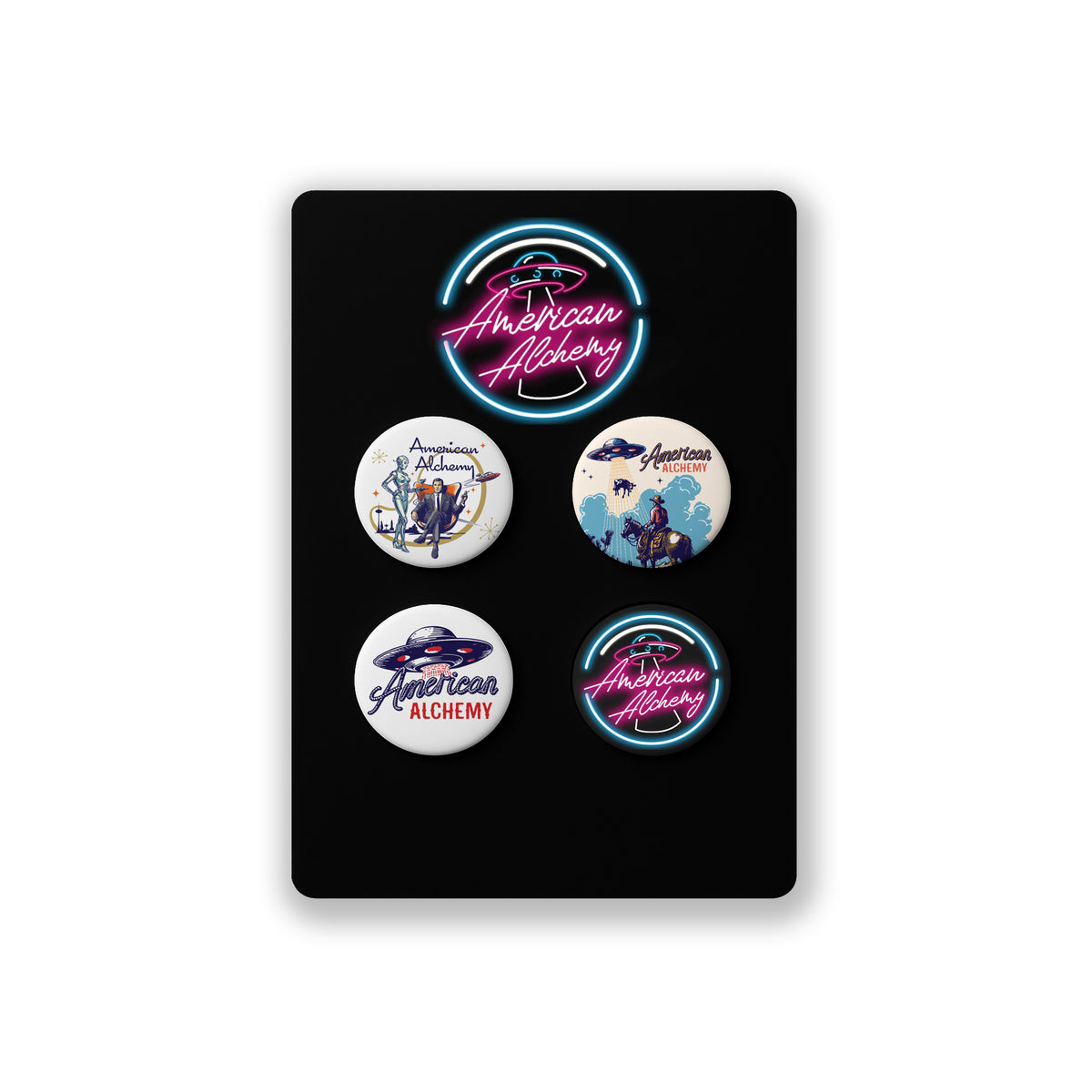 American Alchemy Button 4-Pack